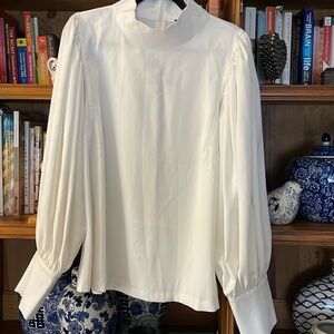 Beautiful cream elegant blouse